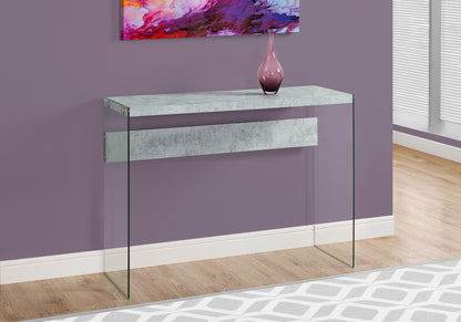 Accent Console Table For Entryway, Contemporary - Gray