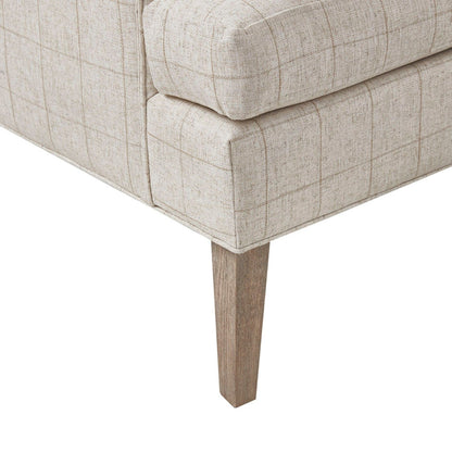 Farmhouse Style Accent Chair - Beige