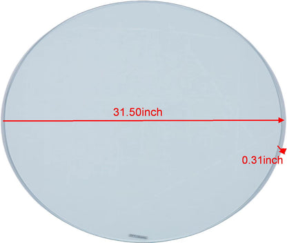 31.49" Tempered Glass Top - Clear