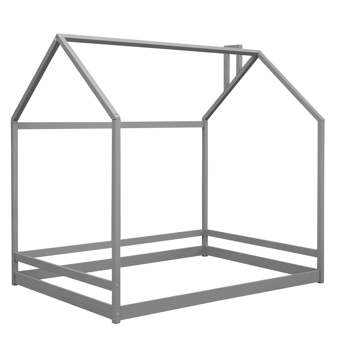 Full Size Playhouse Bed - Gray
