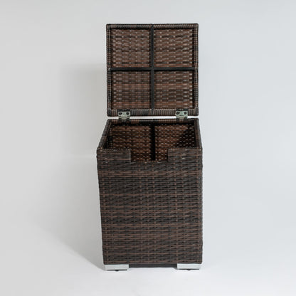Rattan Propane Tank Cover Gas Bottle Cover Outdoor Wicker Gas Cylinder Cover - Brown
