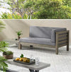 Oana - Right Corner Bench And Coffee Table - Dark Gray