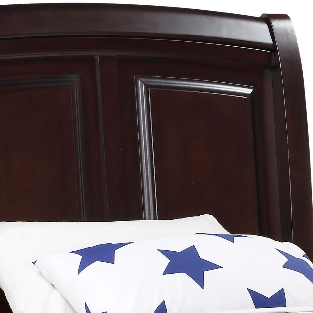 Twin Bed Stylish Contemporary - Cappuccino