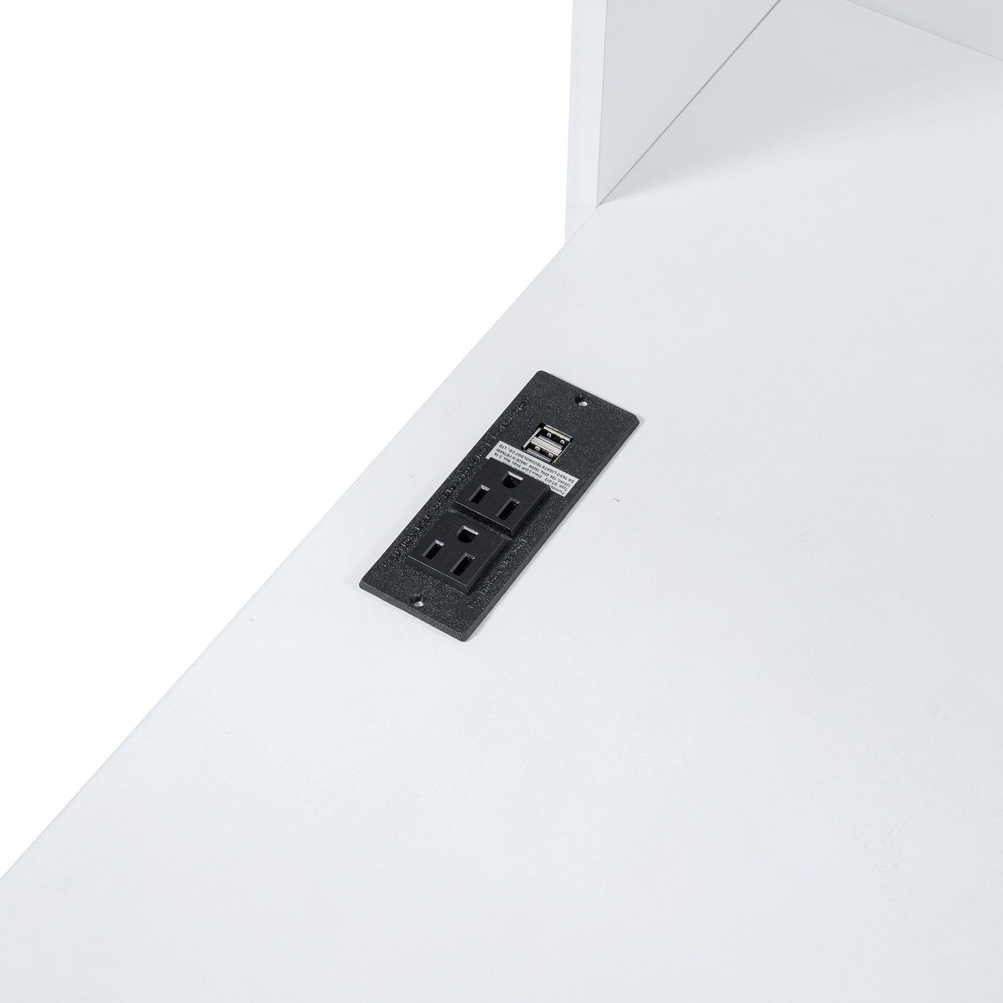 Twin Size Daybed With 3 Drawers USB Ports And Desk - White