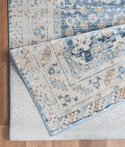 Noble - 7'10" X 10'3" Area Rug - Navy Blue