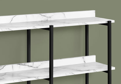 Accent Console Table For Entryway, Contemporary And Modern - White / Gray