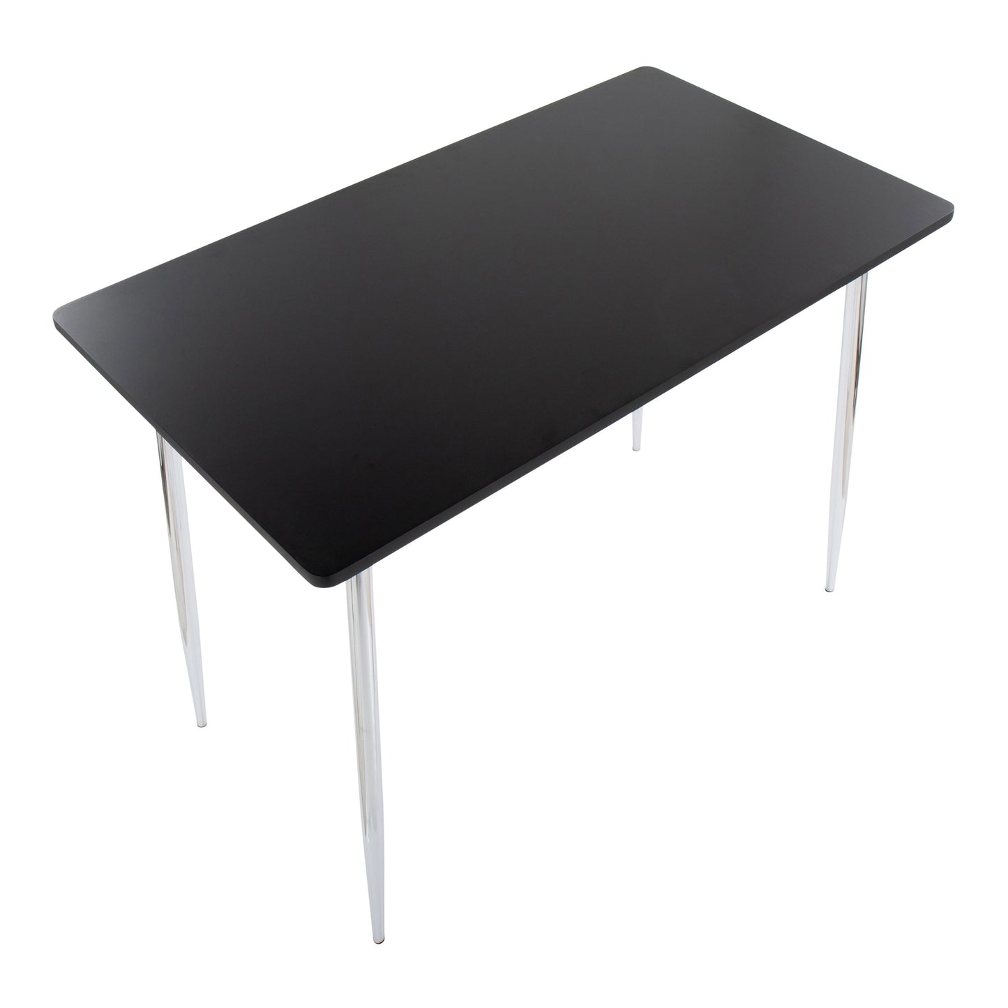 Marcel - Contemporary Counter Table - Chrome / Black