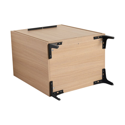 Modern Bathroom Vanity Cabinet With Soft Closing Doors - Oak