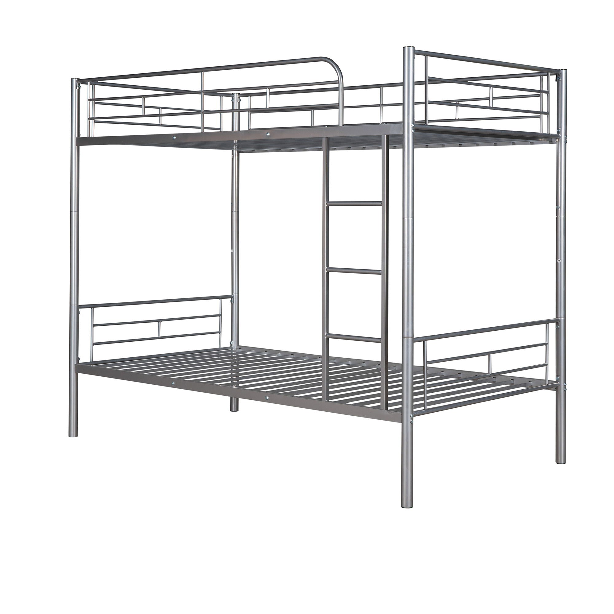 Twin Over Twin Bunk Bed - Silver