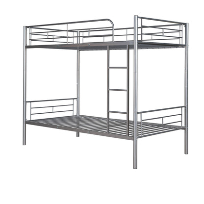 Twin Over Twin Bunk Bed - Silver