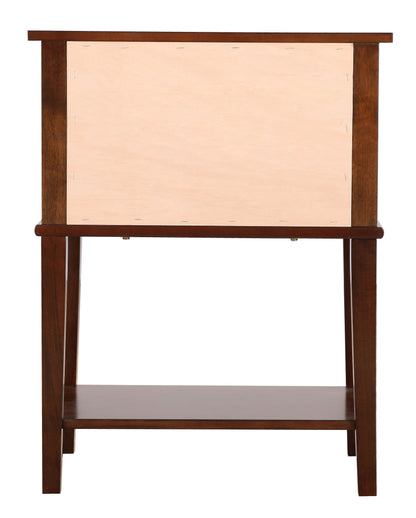 Newton - Stylish Contemporary Nightstand - Cappuccino