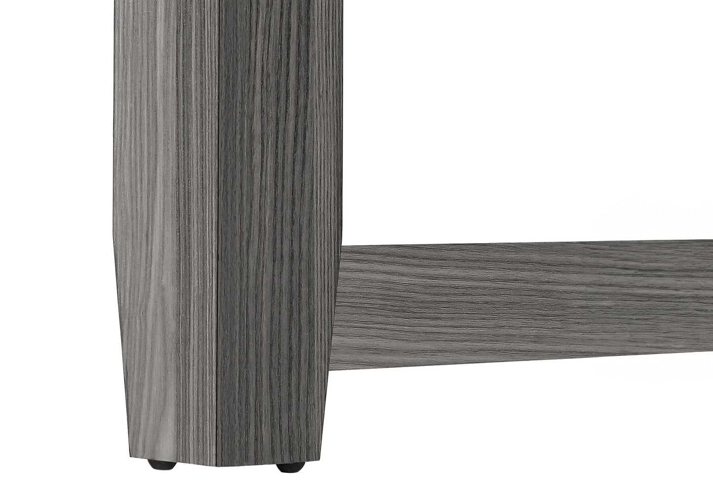 Corner Accent Console Table For Entryway, Contemporary And Modern - Gray