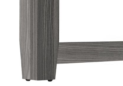 Corner Accent Console Table For Entryway, Contemporary And Modern - Gray
