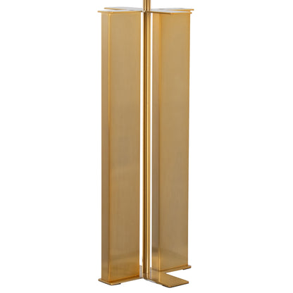 Cosmo - Glam Table Lamp - Antique Brass / White