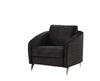 Sofia - Velvet Modern Chic Accent Armchair - Black