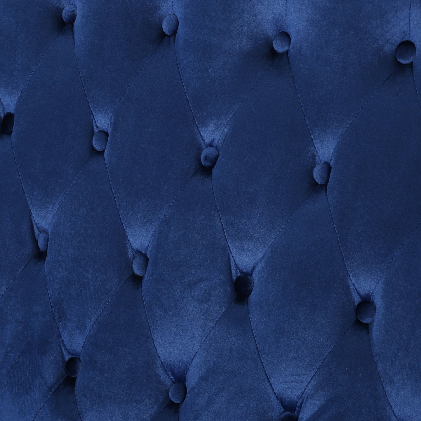 Nurturing - Upholstered Loveseat With Wing Back And Diamond Tufting - Navy Blue