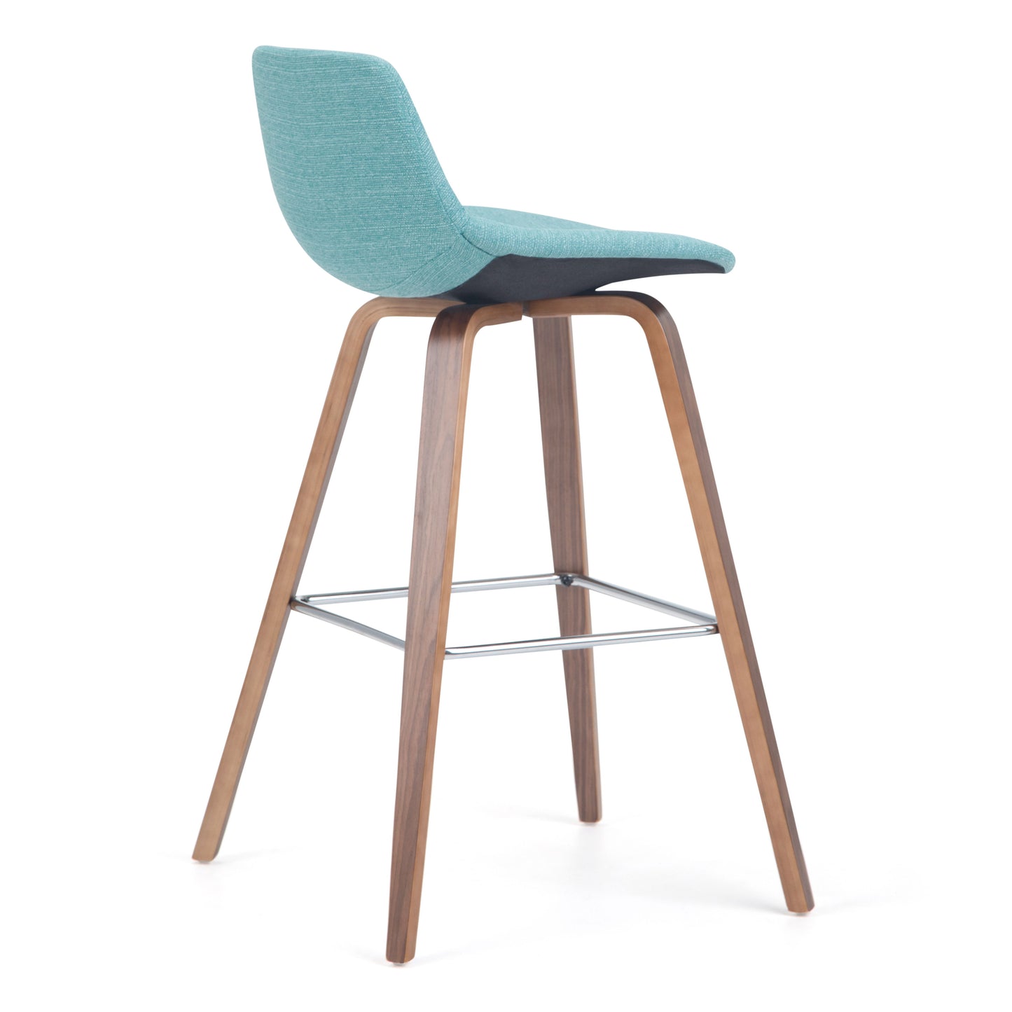 Randolph - Bentwood Upholstered Counter / Bar Height Stool (Set of 2) - Blue