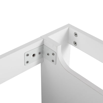 Modern Bathroom Vanity Sink Combo For Small Spaces - White