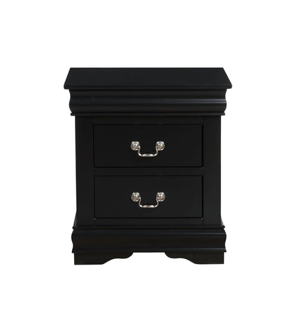 Louis Philippe - 2 Piece Eastern King Bedroom Set - Black