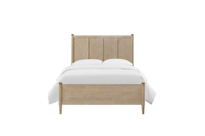 Queen Lo-Post Bed - Sand