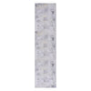 Maval - 2'6'' X 10' Washable Runner Rug - Gray / Gold