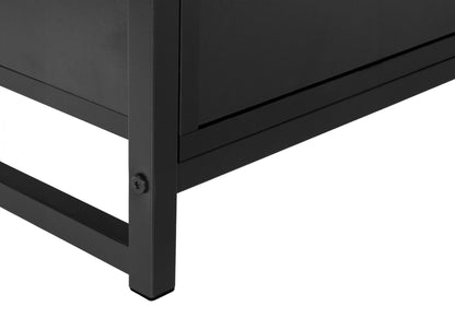 TV Stand Console Media Entertainment Center Storage Drawers For Living Room - Black