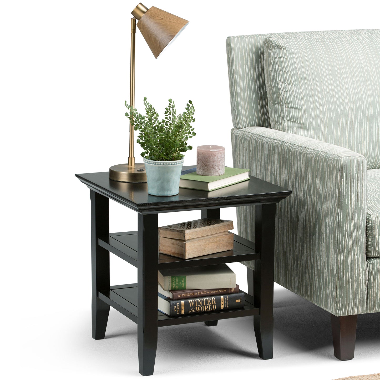 Acadian - End Table - Black