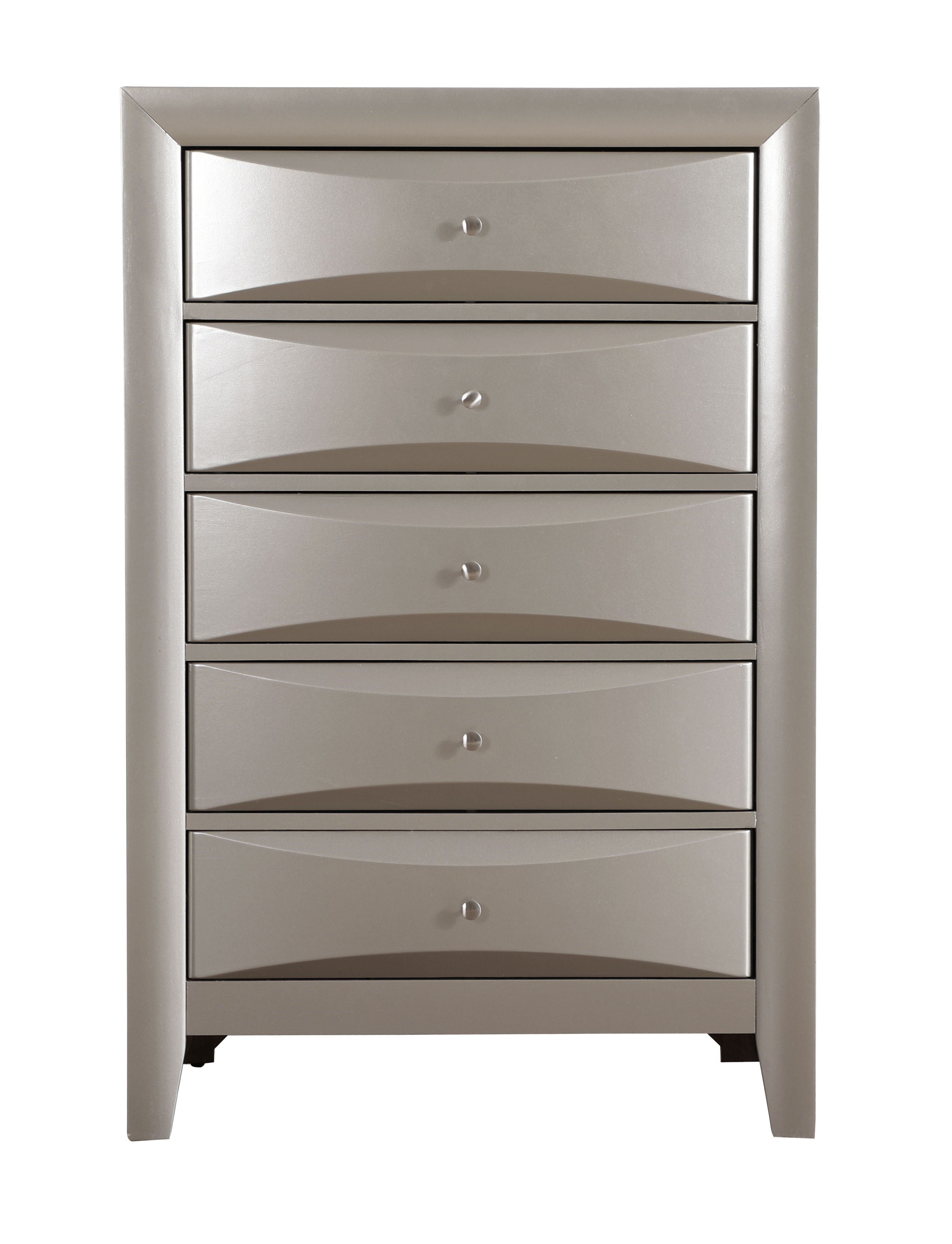 Marilla - Chest - Silver Champagne