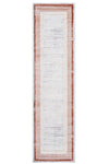 Marfi - 2' X 8' Bordered Runner Rug - Brown / Ivory