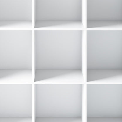 Artisan - 9 Cube Bookcase And Storage Unit - White