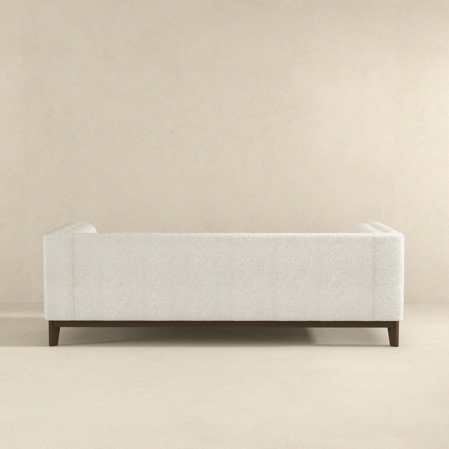 Melissa - Mid-Century Modern Sofa - Brown / White