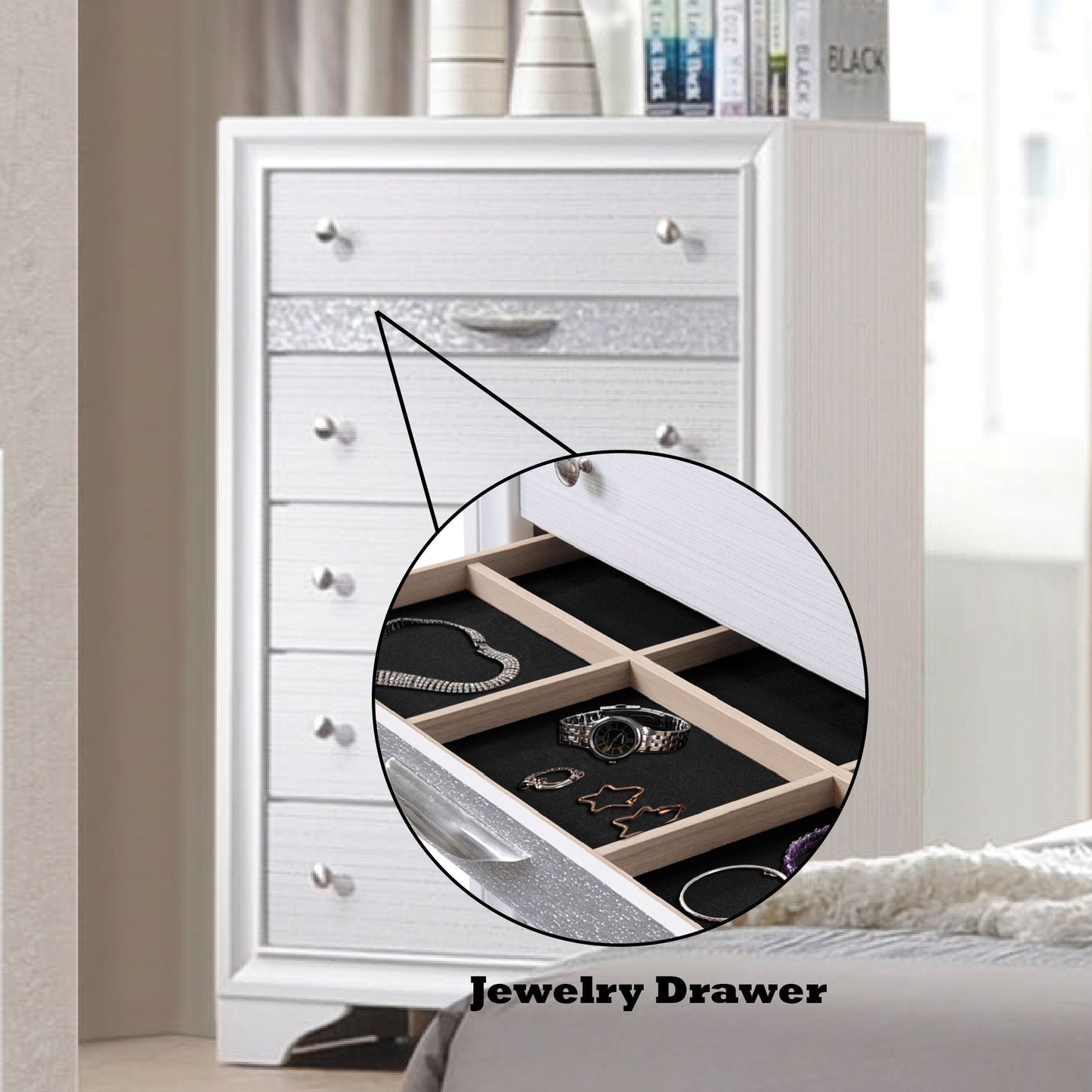 Naima - Chest - White