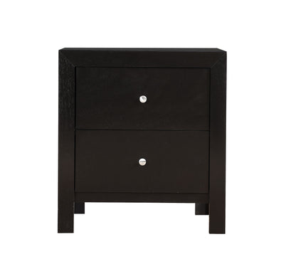 Elegantly Designed Nightstand - Black