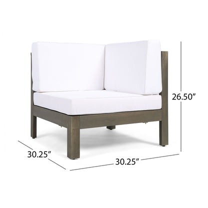 Oana - 2 Piece Loveseat Set With Cushions - White
