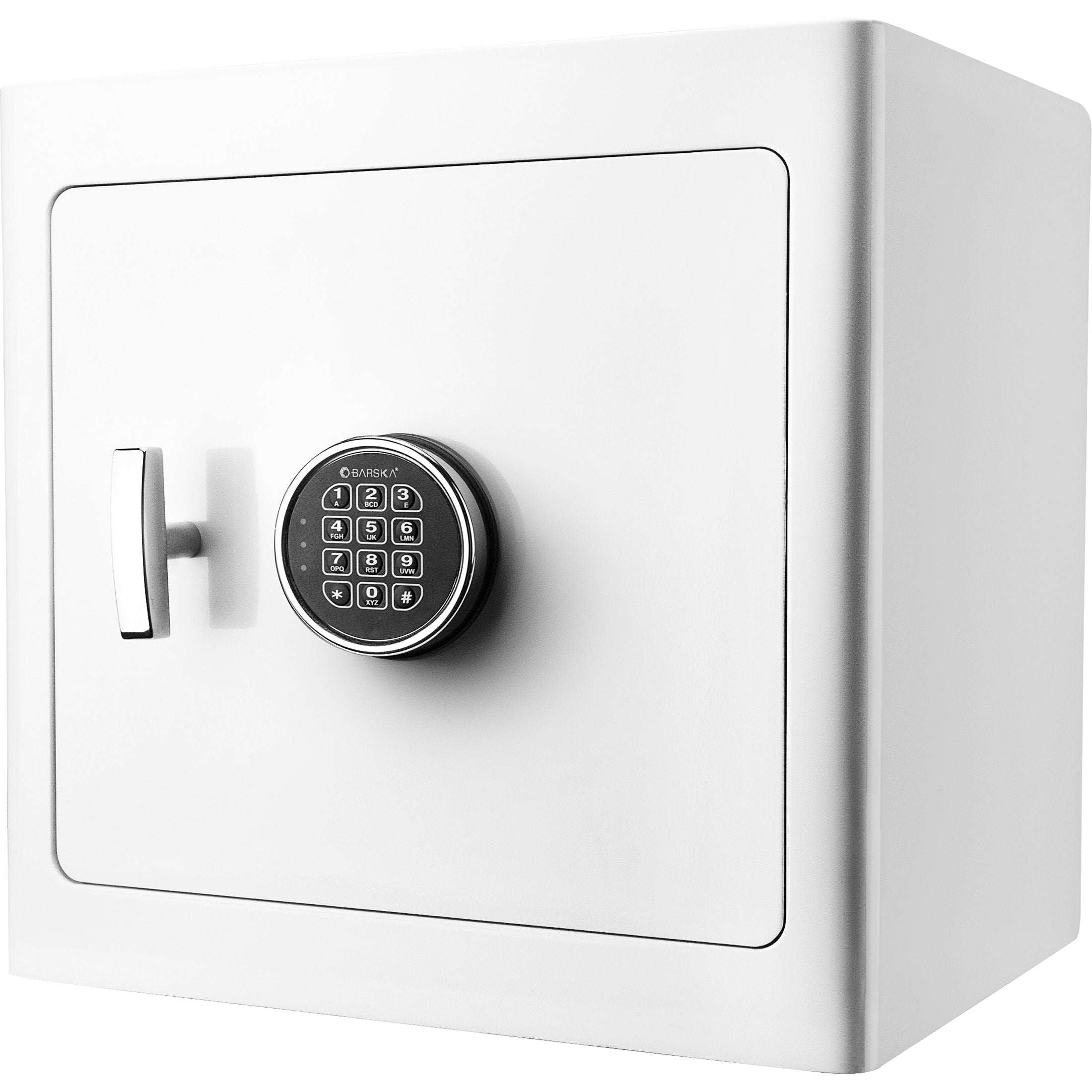 1.01 Cubic Ft Jewelry Safe - White