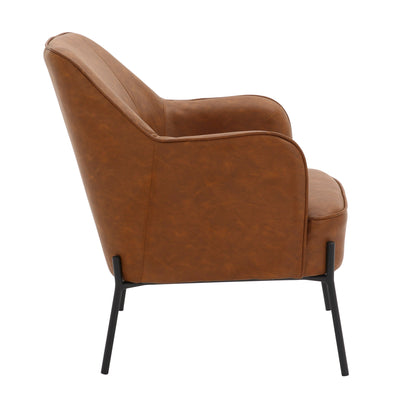 Daniella - Contemporary Chair - Black / Camel