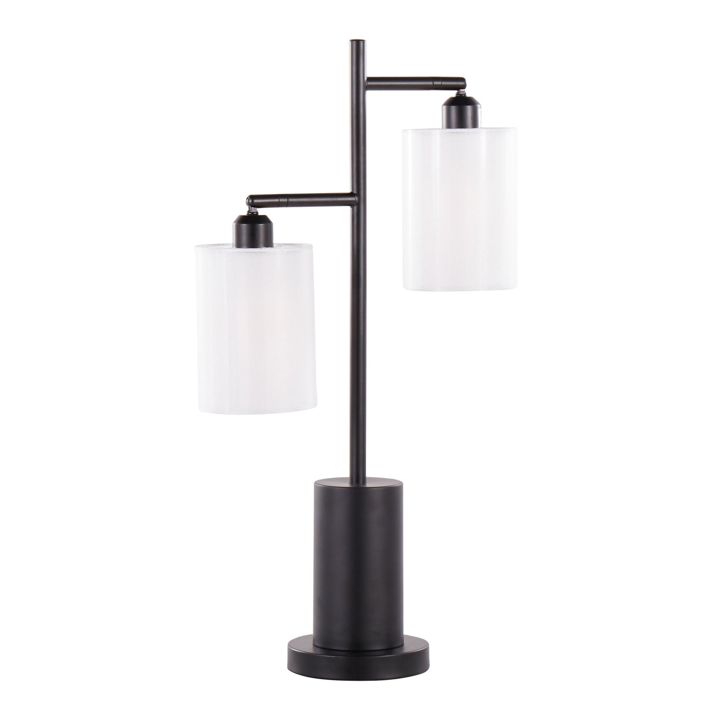 Cannes - Contemporary Table Lamp - Black / White