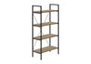 Bookshelf, Bookcase, 4 Tier, Office, Bedroom, Contemporary, Modern - Taupe