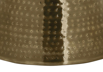 Drum Accent Side Table, Contemporary, Elegant Design - Gold