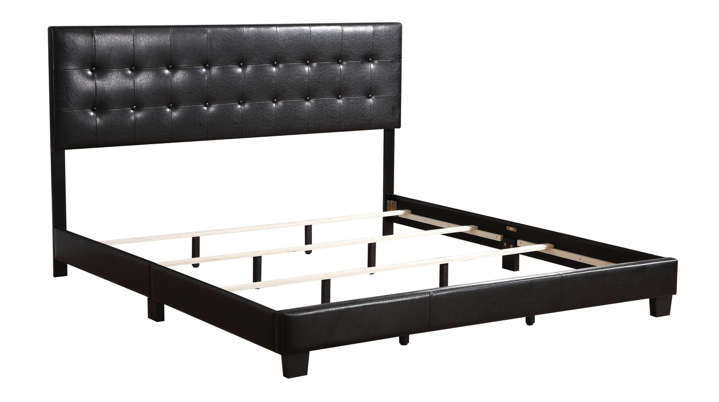 Caldwell - Full Bed Stylish Contemporary - Black