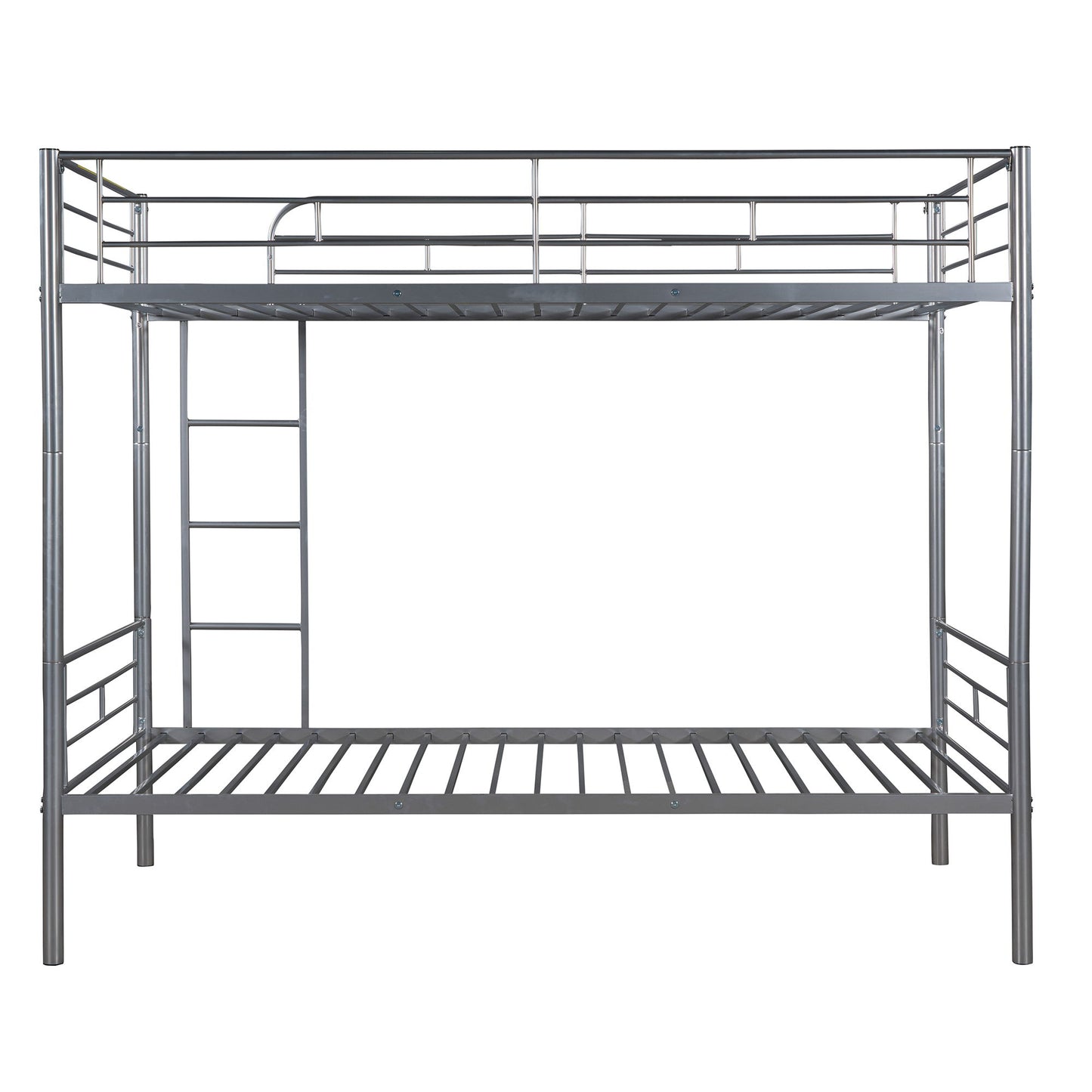Twin Over Twin Bunk Bed - Silver