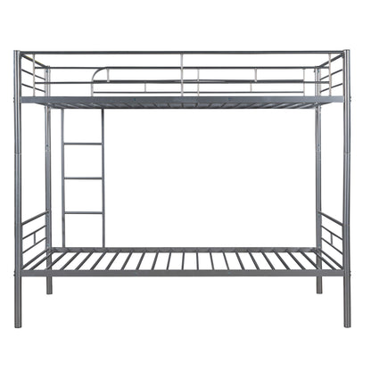Twin Over Twin Bunk Bed - Silver