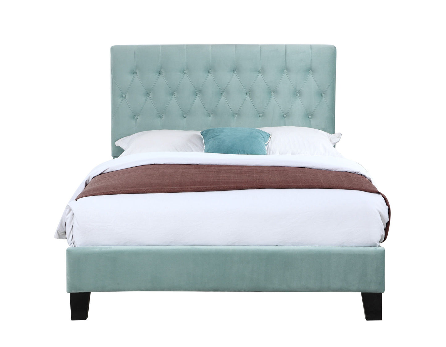 Luma - Queen Upholstered Bed - Blue