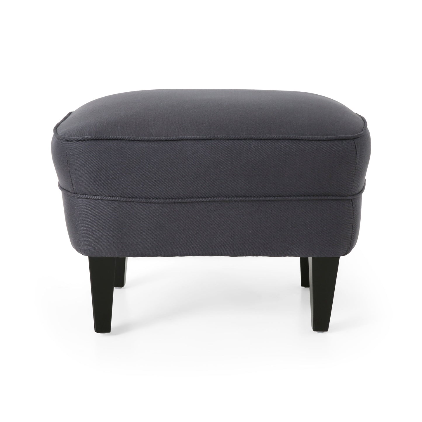 Enchante, Living Room Set With Tufted Back Club Chair And Ottoman - Gray
