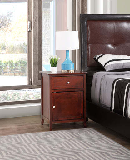 Izzy - Nightstand For Modern Spaces - Cherry