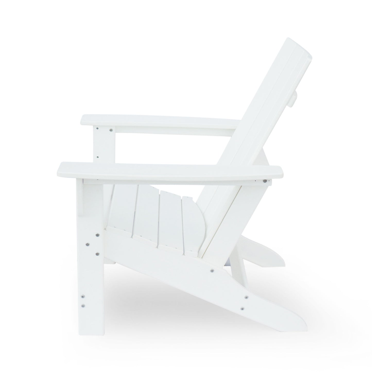 Enigmara - Outdoor High Density Resin Adirondack Chair - White