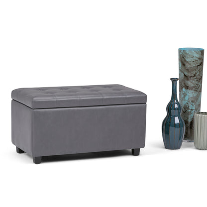 Cosmopolitan - Storage Ottoman - Stone Gray