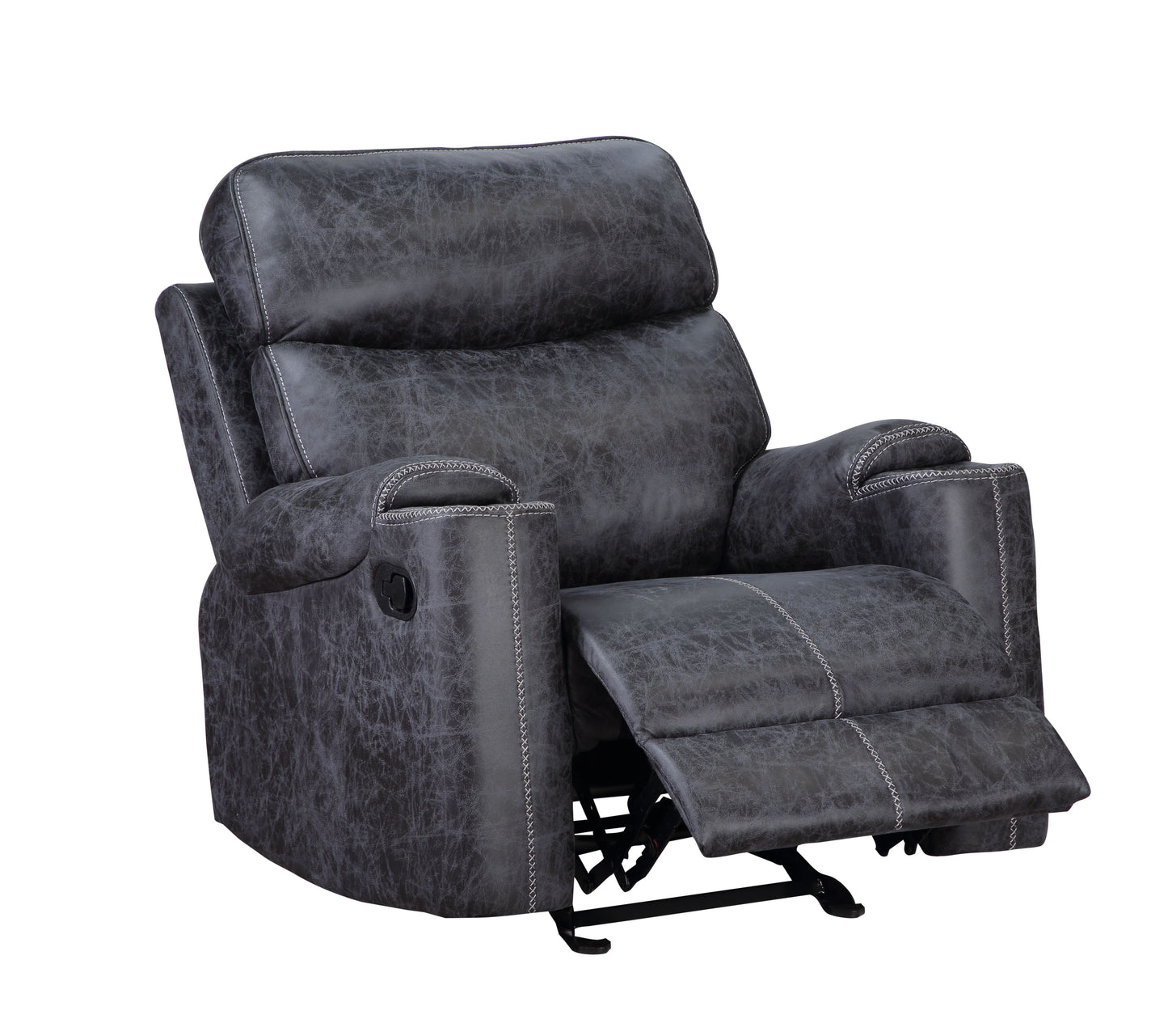 Hirah - 3 Piece Living Room Set - Dark Gray