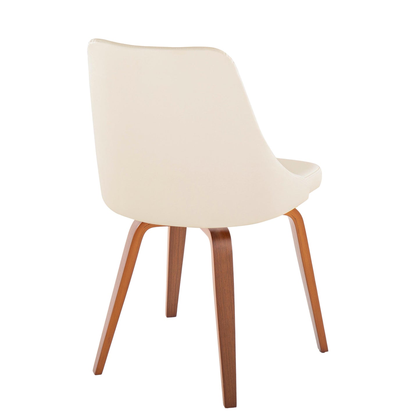 Giovanni - Contemporary / Dining Chair (Set of 2) - Walnut / Cream