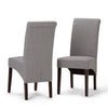 Avalon - Deluxe Parson Dining Chair (Set of 2) - Dove Gray